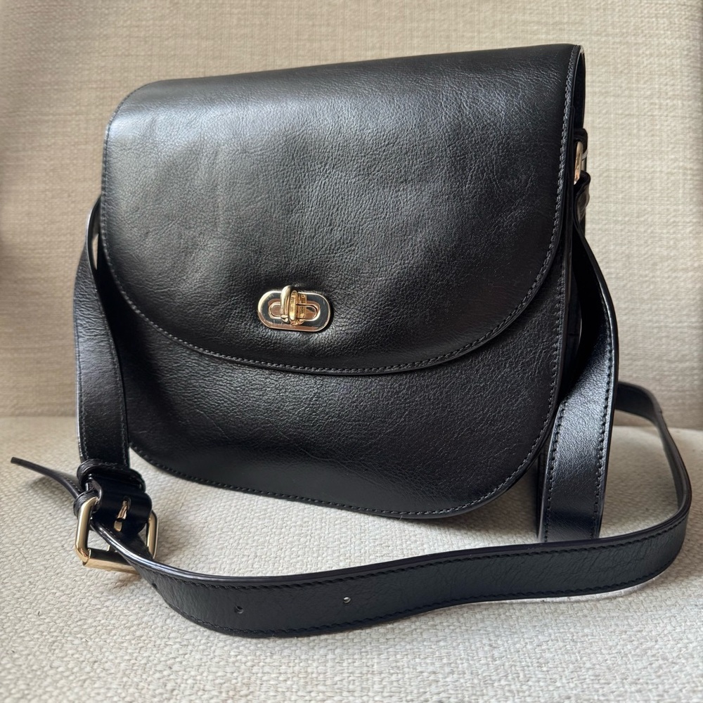 Lo & Sons Claremont Camera Bag Black Full Grain Leather - Picture 8 of 13